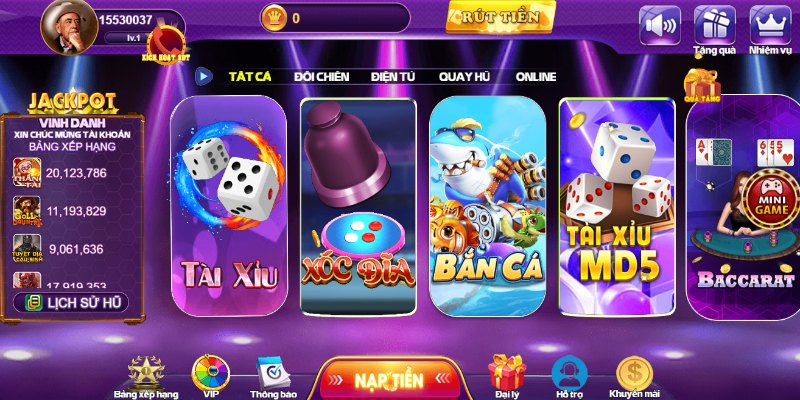 Siêu phẩm game bài đặc sắc 